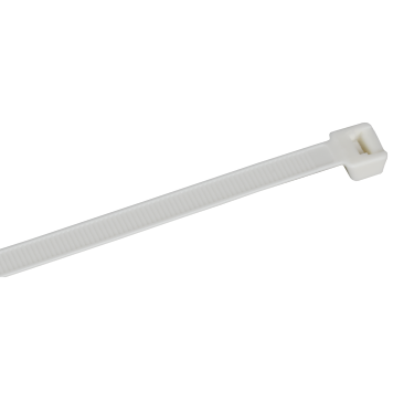 Хомут P6.6 самозатухающий белый 7,6х370мм 100шт/упак IEK