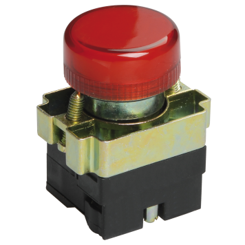 Индикатор LAY5-BU64 красного цвета d22мм IEK