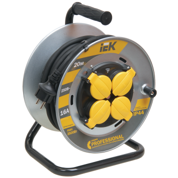 Катушка УК20 2P+PE/20м КГ 3х1,5мм2 IP44 