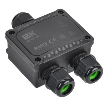 Коробка распред. герметичная WTP-401 3 ввода IP68 IEK