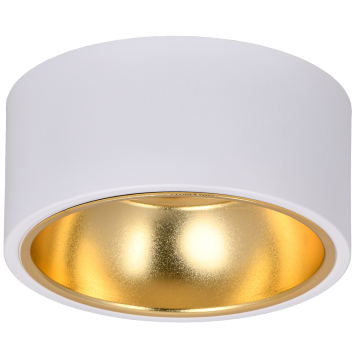 Светильник 4017 накл. потолочн. GX53 белый/золото IEK