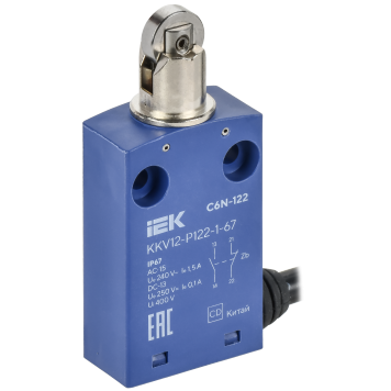 Выкл. конц. C6N-122 толк. с наж. рол. IP67 IEK