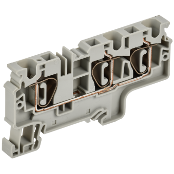 ARMAFIX Клемма пруж. CX6-3 6мм2 3-конт. серая IEK