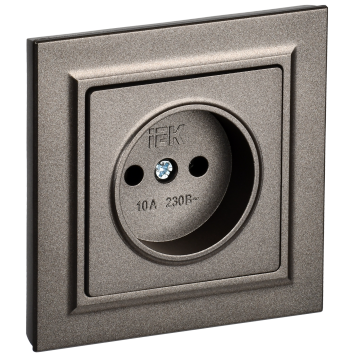 BRITE Роз. без з/к/ш 10А в сб. РСР10-1-0-БрТБ бр. IEK