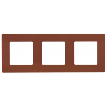 ETIKA Рамка 3-мест. какао
