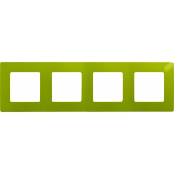 ETIKA Рамка 4-мест. зел.