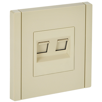 FORTE&PIANO Роз. комп. 2-ая RJ45 кат.5E FP433 ван. IEK