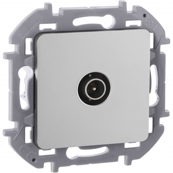 INSPIRIA Розетка TV оконечная алюм.