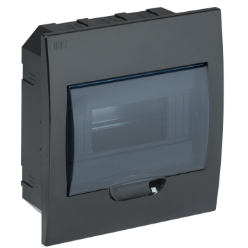 KREPTA 3 Корпус пластиковый ЩРВ-П-8 IP41 черный IEK