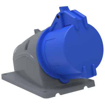 MAGNUM Розетка стац. ССИ-123 32А-6ч 220В 2P+PE IP44 IEK