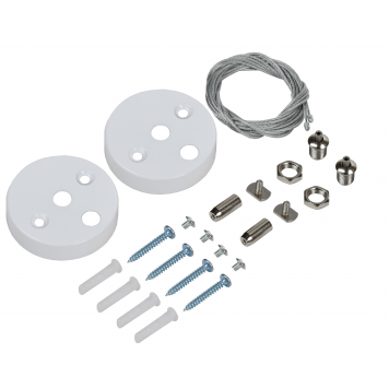 PRO Комплект для подвес. монтажа для свет. LED лин. бел. IEK