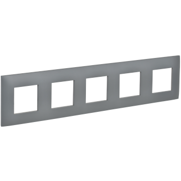 SKANDY Рамка 5-мест. SK-F05Gr сер. IEK