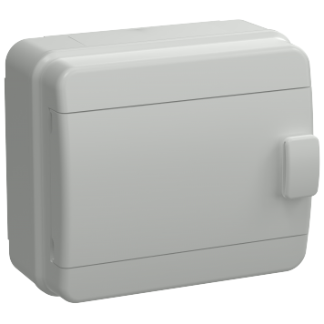 TEKFOR Корпус пласт. КМПн-8 IP65 сер. непрозр. дверь IEK