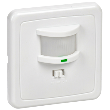 Датчик движения ДД 035 белый, макс. нагрузка 500Вт, угол обзора 140град., дальность 12м, IP20, IEK