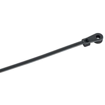 Хомут P6.6 с винтовым креп. чёрный 3,6х150мм 100шт/упак IEK