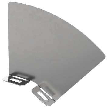 Перегородка разд. 100мм пов. верт. внеш. 45град IEK