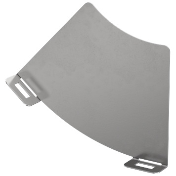 Перегородка разд. 100мм пов. верт. внут. 45град IEK