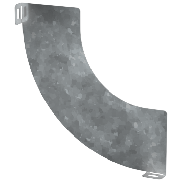 Перегородка разд. 100мм пов. верт. внут. 90град HDZ IEK