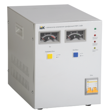 Стабилизатор напряжения СНИ1-5 кВА однофазный IEK