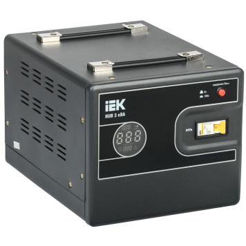Стабилизатор напр. 1-ф. переносн. 3кВА HUB IEK
