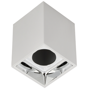 Светильник 4112 накл. потолочн. GU10 белый/хром пласт. IEK