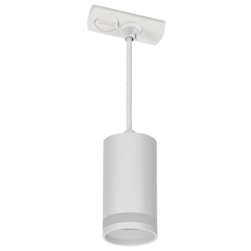 Светильник 4117 декор. трековый подвесной GU10 белый IEK