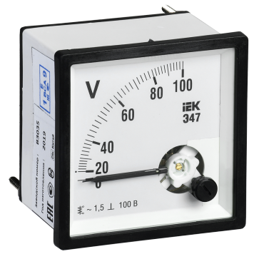 Вольтметр Э47 100В кл. точн. 1,5 96х96мм