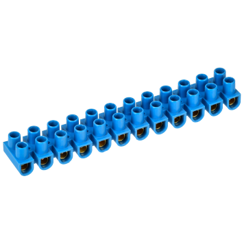 Зажим винтовой ЗВИ-20 н/г 4-10мм2 12пар синие IEK