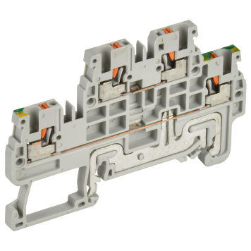 ARMAFIX Клемма Push-in CP-ML-PEN 2 ур. земля-низ 1,5мм2 IEK