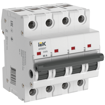 ARMAT Выключатель-разъединитель SWN 4P 80А IEK