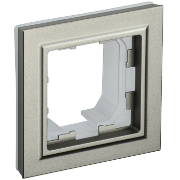 BRITE Рамка 1-мест. IP44 РУ-1-БрШ-44 шамп. IEK