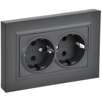 BRITE Роз. 2-я с з/к/ш пл 16А в сб. РСшПл12-3-БрГ граф. IEK