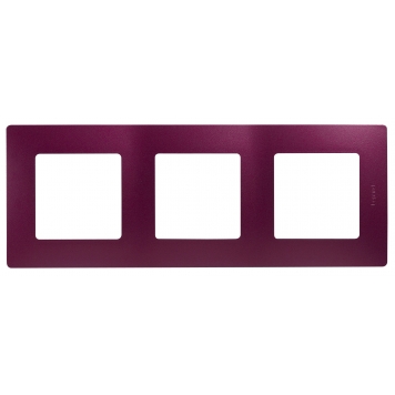 ETIKA Рамка 3-мест. сливовый