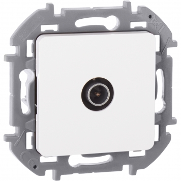 INSPIRIA Розетка TV тип звезда бел.