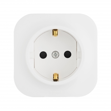 QUTEO Роз. с з/к без з/ш о/у 16А бел.