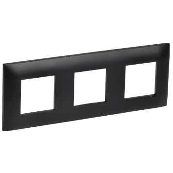 SKANDY Рамка 3-мест. SK-F03Bl черн. IEK