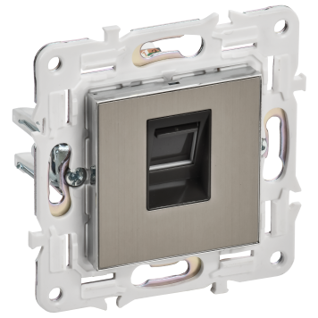 SKANDY Роз. комп. RJ45 кат.6 SK-K02N никель IEK