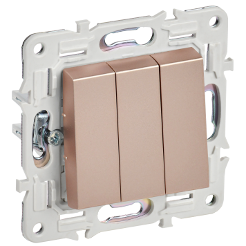 SKANDY Выключ. 3-кл. 10А SK-V11Sa песоч. IEK