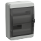TEKFOR Корпус пласт. КМПн-24 IP65 черн. прозр. дверь IEK