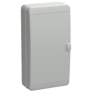 TEKFOR Корпус пласт. КМПн-36 IP65 сер. непрозр. дверь IEK