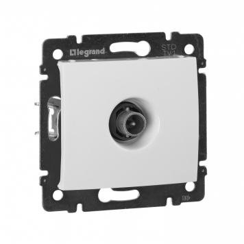 VALENA Розетка TV тип звезда бел.