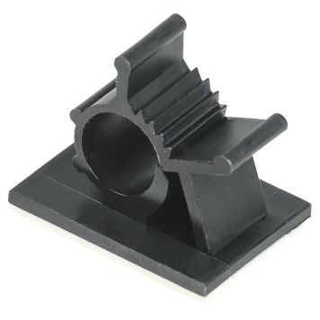 Клипса самоклеящаяся КС-10 черная (24 шт) IEK