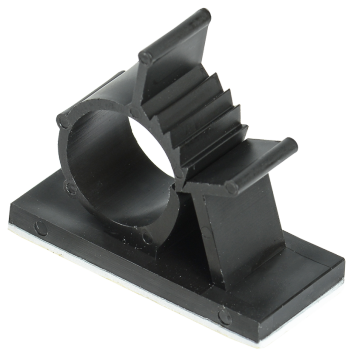 Клипса самоклеящаяся КС-15 черная (24шт) IEK