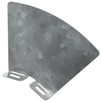 Перегородка разд. 100мм пов. верт. внеш. 45град HDZ IEK