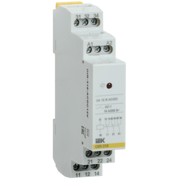 Реле промежут. OIR 3 конт. 16А 12В AC/DC IEK