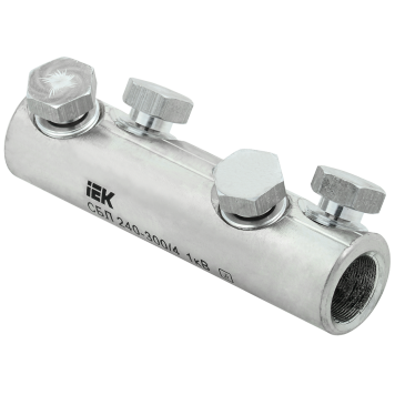 Соединитель болтовой луженый СБЛ 240-300/4 1кВ IEK