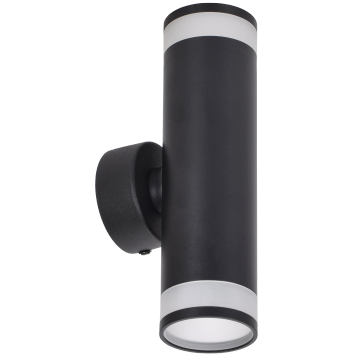 Светильник 4009 настенный 2хGU10 черный IEK