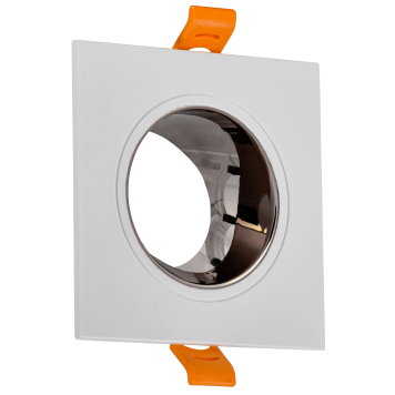 Светильник 4107 встр. поворотн. GU10 белый/шокол. пласт. IEK