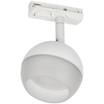 Светильник 4118 декор. трековый поворотный GX53 белый IEK