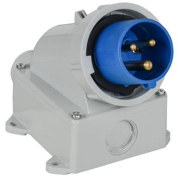 Вилка стц. ССИ-5132 16А-6ч 220В 2P+PE IP67 IEK